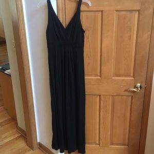 Banana Republic Black Maxi Dress Size Medium